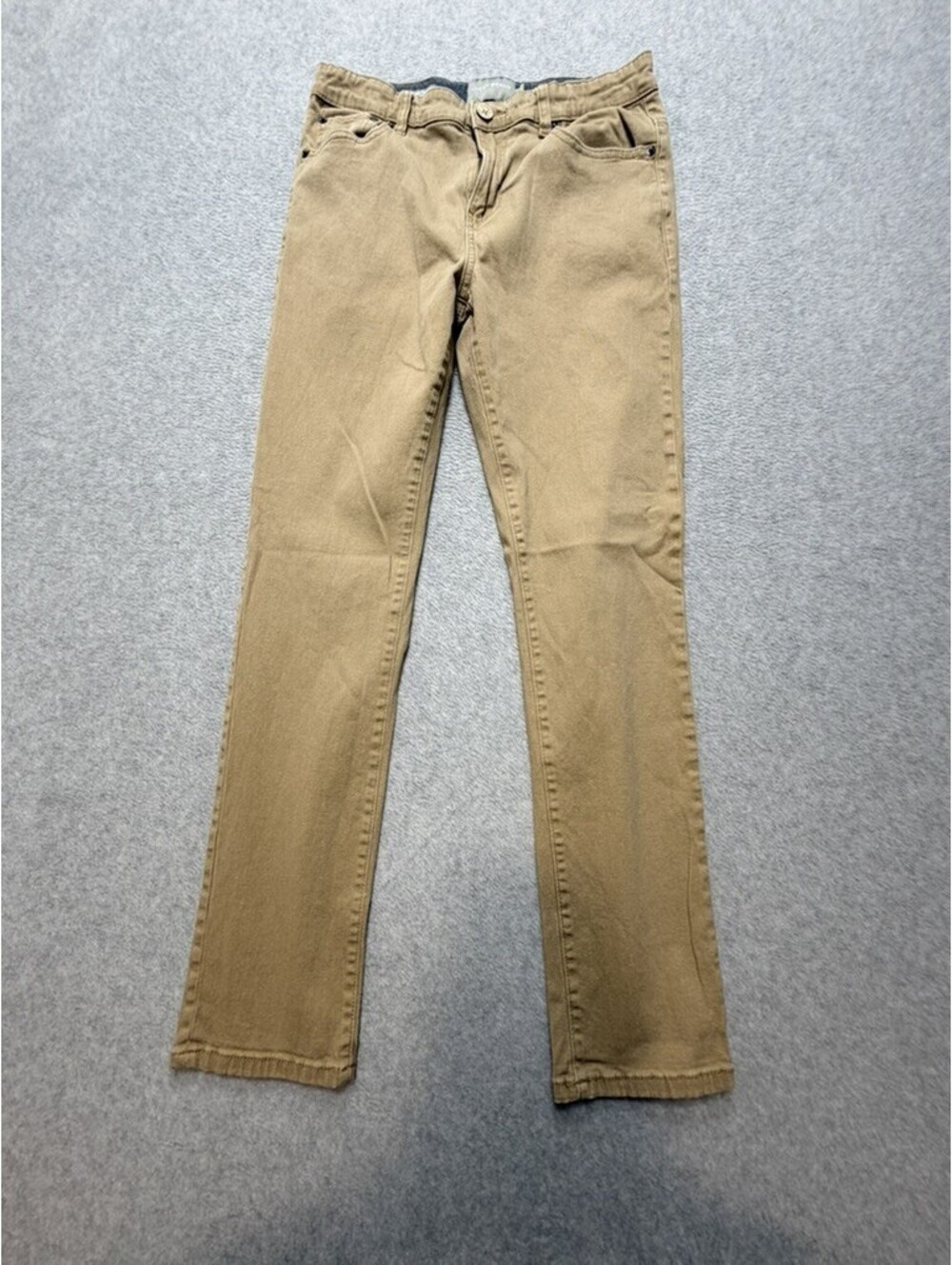 Lucky‎ Brand Womens Authentic Skinny Stretch Jeans Size 18 Tan Cotton Blend